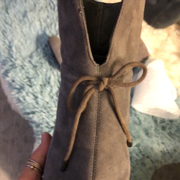 Banana Republic Leather Suede Boots new but lining is peeling due to storage sz9 - Picture 4 of 8